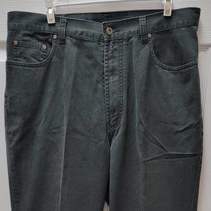 Nautica Dark Brown  Relaxed Fit Pants 34 x 32